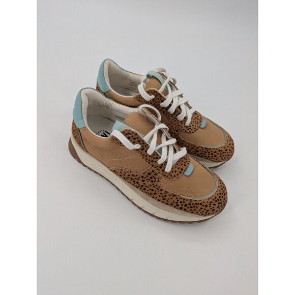 Madewell Kickoff Trainer Sneakers Womens Size 7M Faraway Sky Multi NA848 - Picture 3 of 12